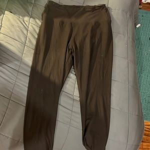 Brown yoga pants!